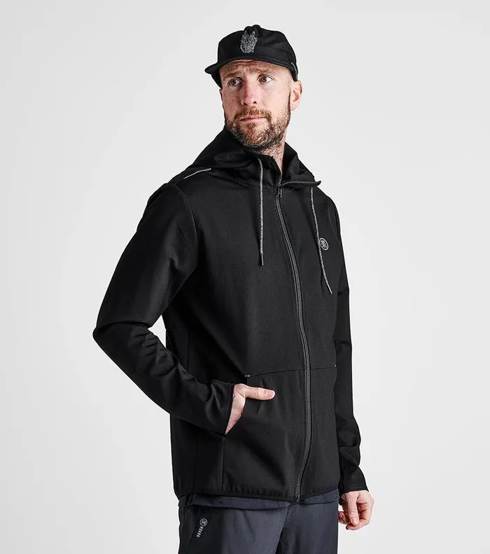 Men Roark Jackets and Vests El Morro Fleece Hoodie Black
