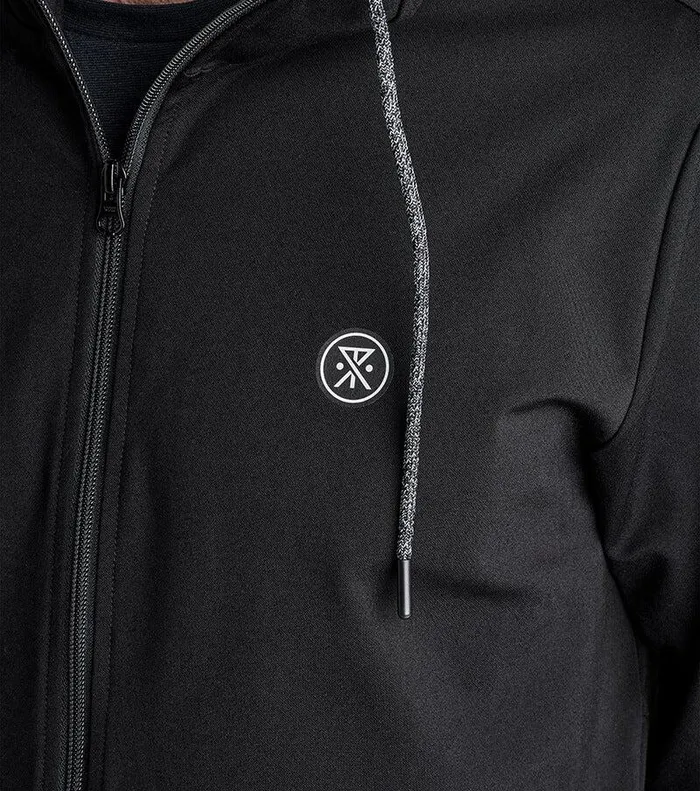 Men Roark Jackets and Vests El Morro Fleece Hoodie Black