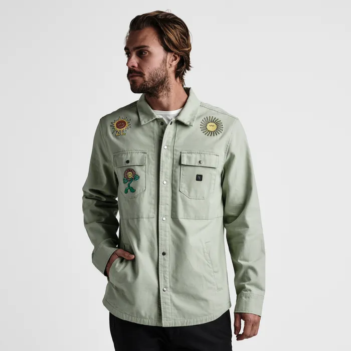 Men Roark Jackets and Vests Hebrides Unlined Jacket Embroidered Smeralda Chaparral
