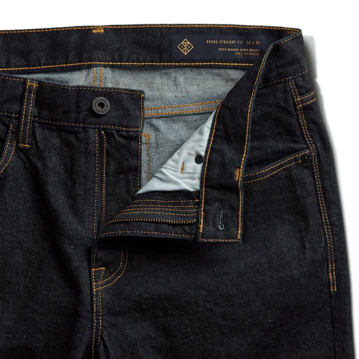Men Roark Jeans HWY 128 125oz Straight Fit Kaihara Denim Jeans Raw