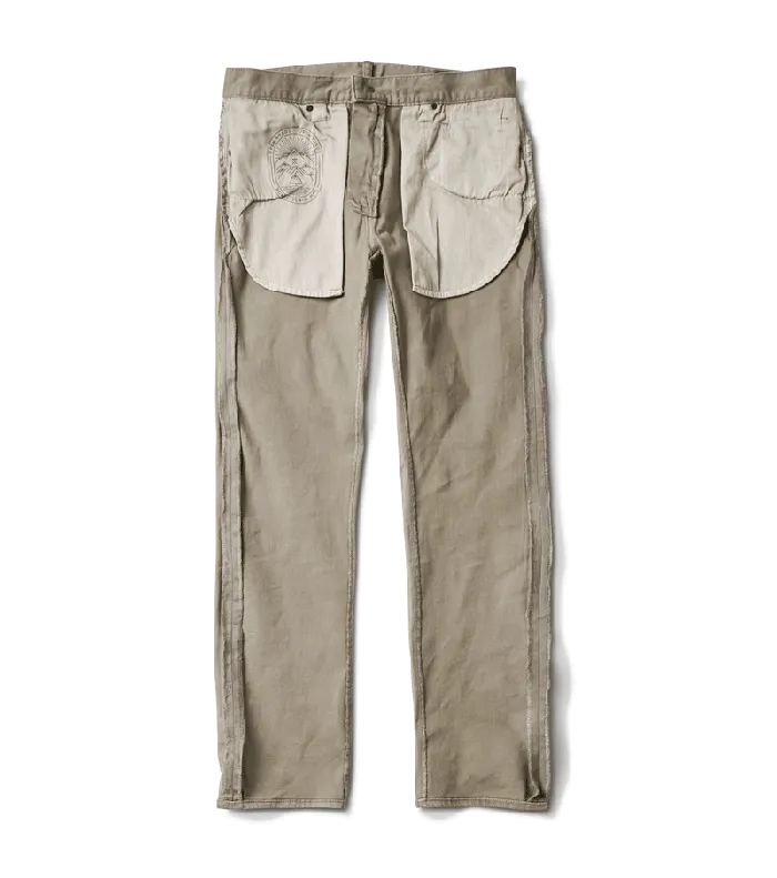 Men Roark Jeans HWY 128 Straight Fit Broken Twill Jeans Desert Khaki