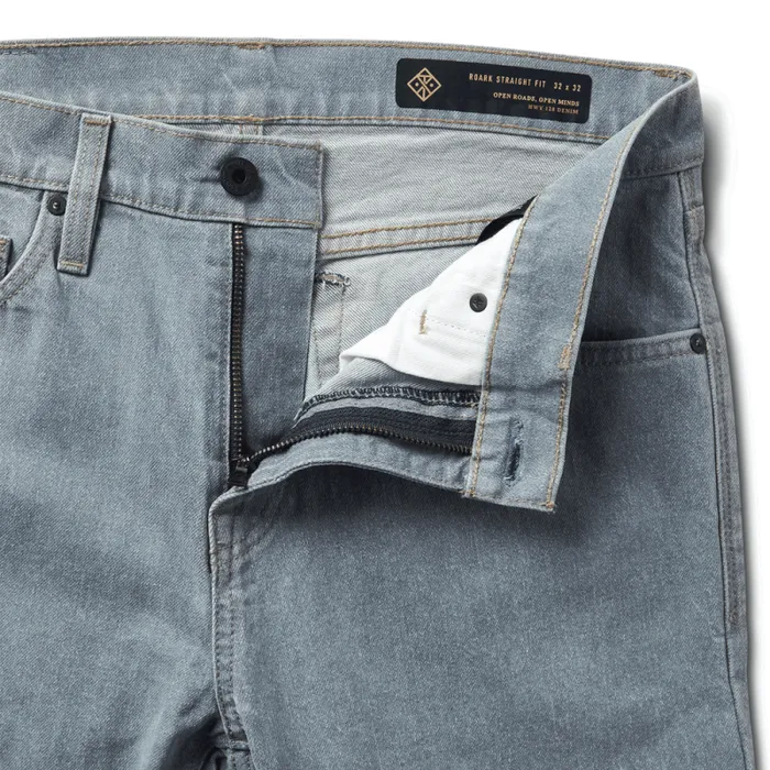 Men Roark Jeans HWY 128 Straight Fit Denim Smokey Blue