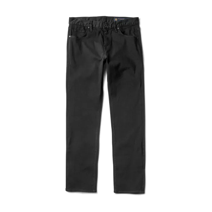 Men Roark Jeans HWY 133 Slim Fit Broken Twill Jeans Black 2