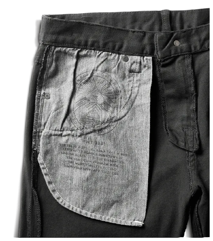 Men Roark Jeans HWY 133 Slim Fit Broken Twill Jeans Black 2
