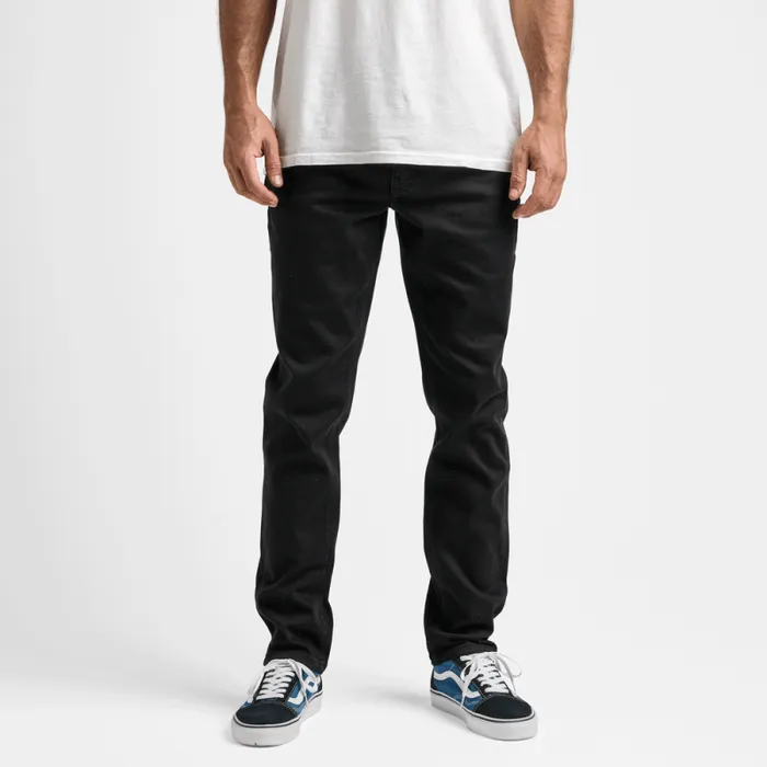 Men Roark Jeans HWY 133 Slim Fit Broken Twill Jeans Black 2