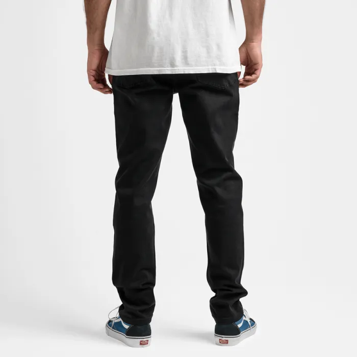 Men Roark Jeans HWY 133 Slim Fit Broken Twill Jeans Black 2