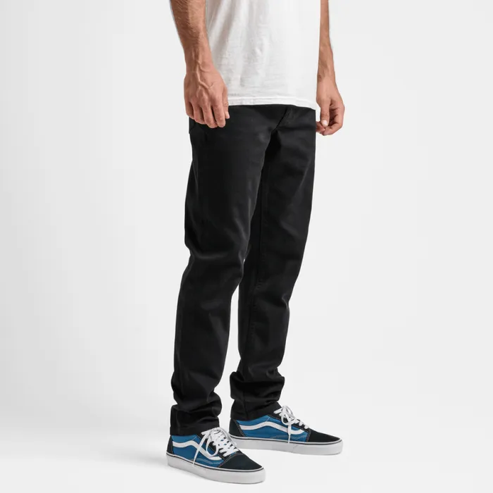 Men Roark Jeans HWY 133 Slim Fit Broken Twill Jeans Black 2