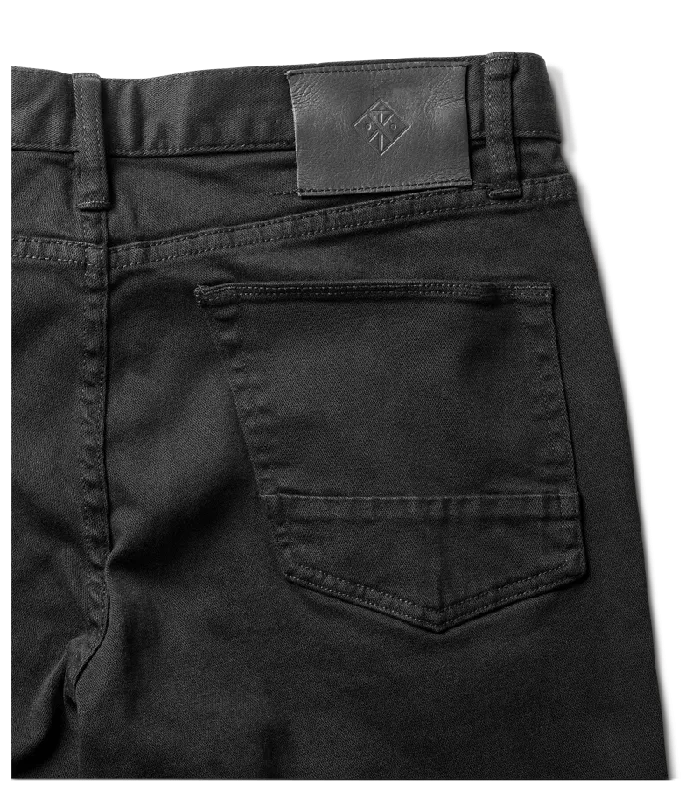 Men Roark Jeans HWY 133 Slim Fit Broken Twill Jeans Black 2