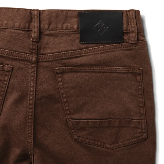 Men Roark Jeans HWY 133 Slim Fit Broken Twill Jeans Brown