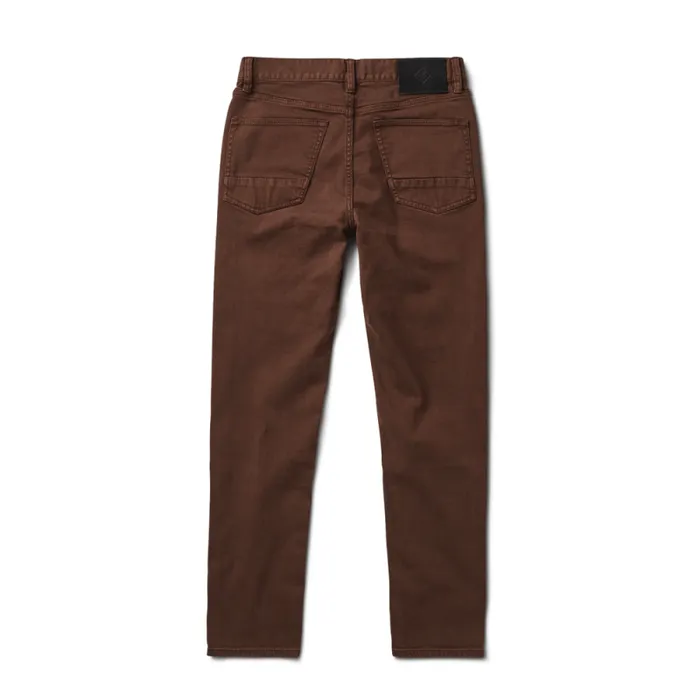 Men Roark Jeans HWY 133 Slim Fit Broken Twill Jeans Brown