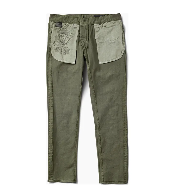 Men Roark Jeans HWY 133 Slim Fit Broken Twill Jeans Military 2