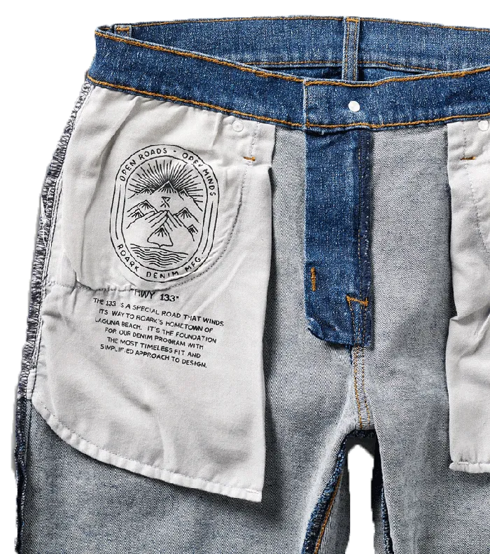 Men Roark Jeans HWY 133 Slim Straight Denim Medium Classic