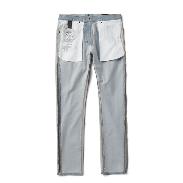 Men Roark Jeans HWY 133 Slim Straight Denim Smokey Blue
