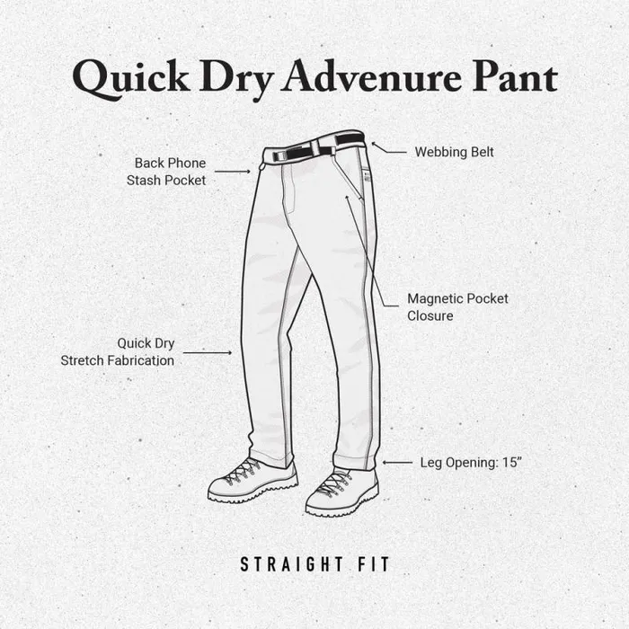 Men Roark Pants Campover Trail Pants Pignoli