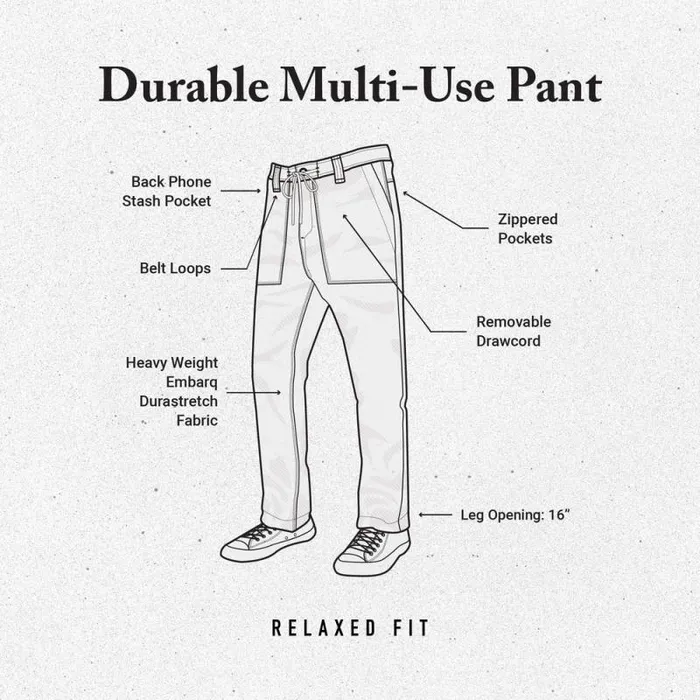 Men Roark Pants Layover Utility Pants Pignoli