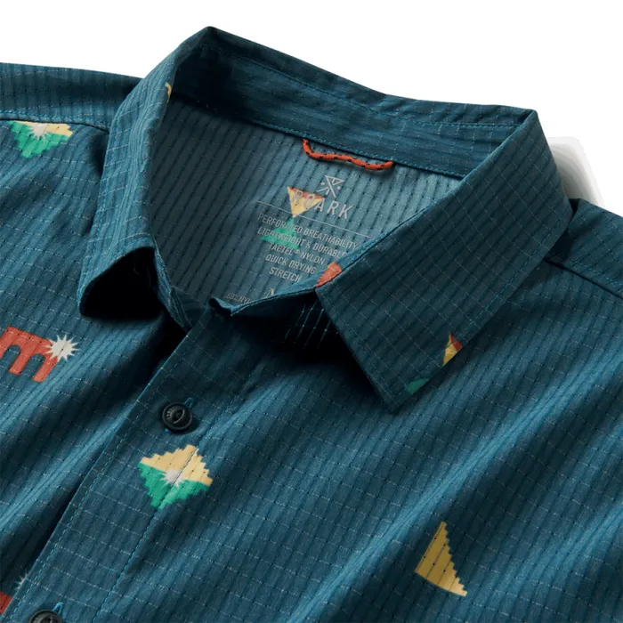 Men Roark Shirts Bless Up Breathable Stretch Shirt Costa