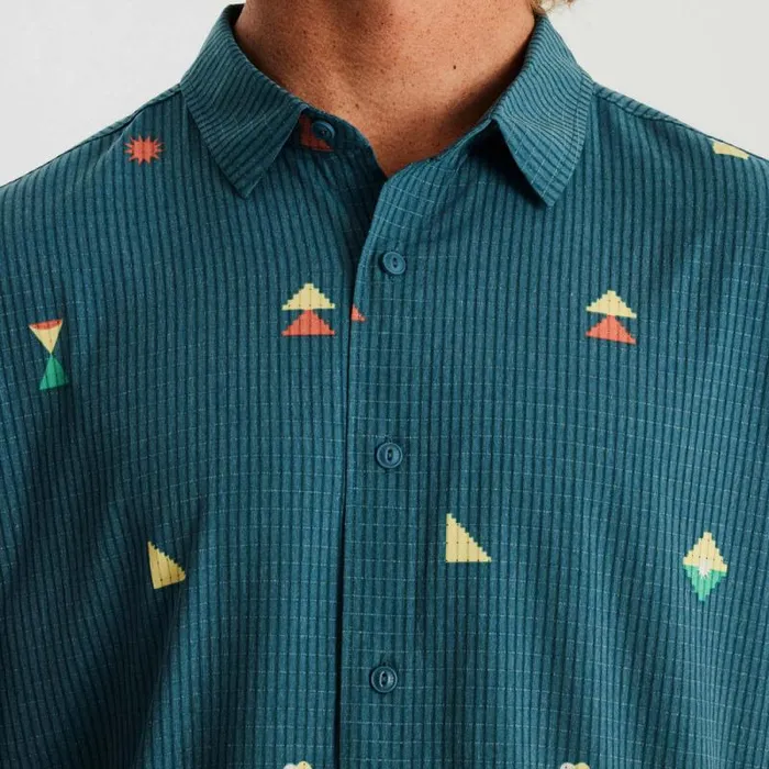 Men Roark Shirts Bless Up Breathable Stretch Shirt Costa