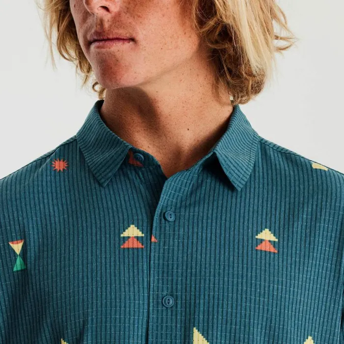 Men Roark Shirts Bless Up Breathable Stretch Shirt Costa