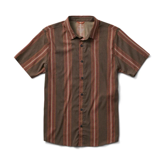 Men Roark Shirts Bless Up Breathable Stretch Shirt Herringbone Military