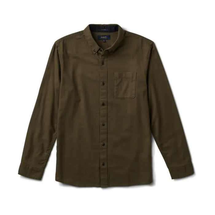 Men Roark Shirts Scholar Long Sleeve Shirt Military