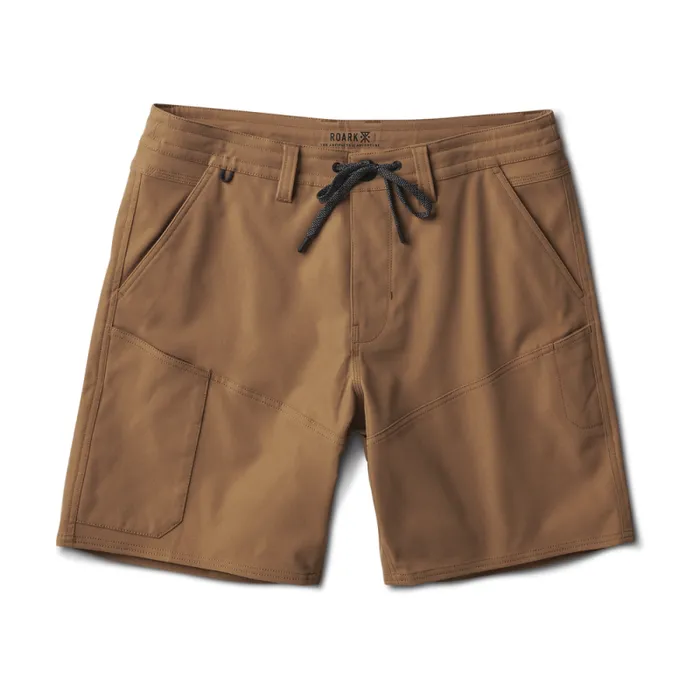 Men Roark Shorts Explorer Long Road Shorts 18034 Dark Khaki