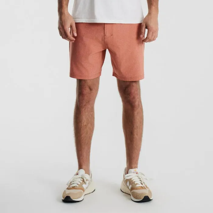 Men Roark Shorts Hybro Hybrid Shorts 17034 Saffron Red