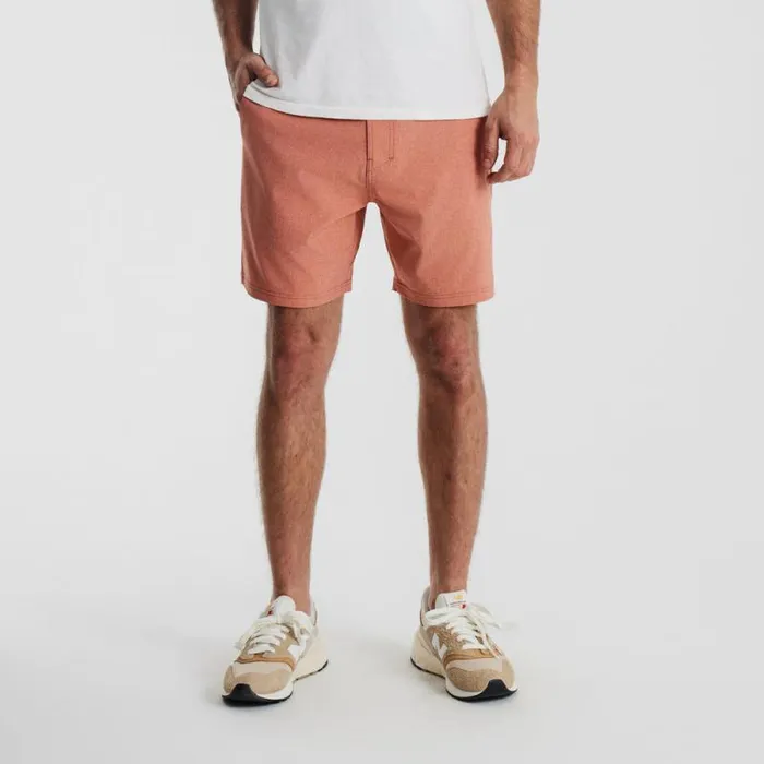 Men Roark Shorts Hybro Hybrid Shorts 17034 Saffron Red