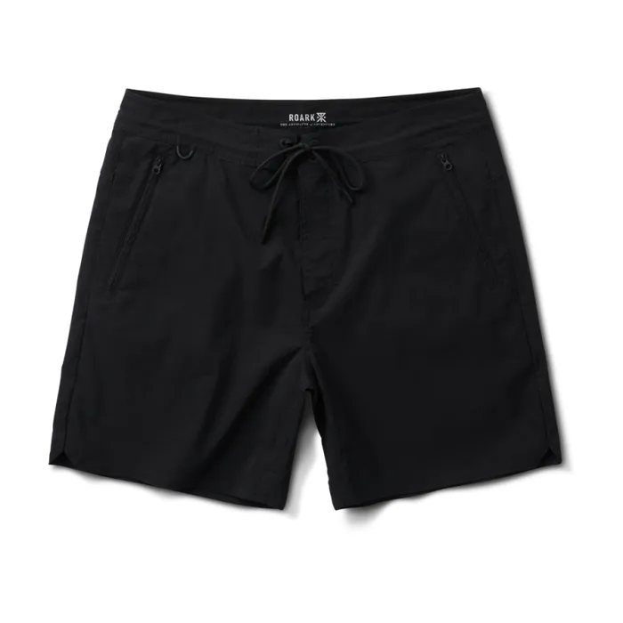 Men Roark Shorts Layover Trail Shorts 17034 Black