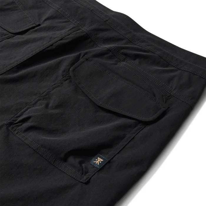 Men Roark Shorts Layover Trail Shorts 17034 Black