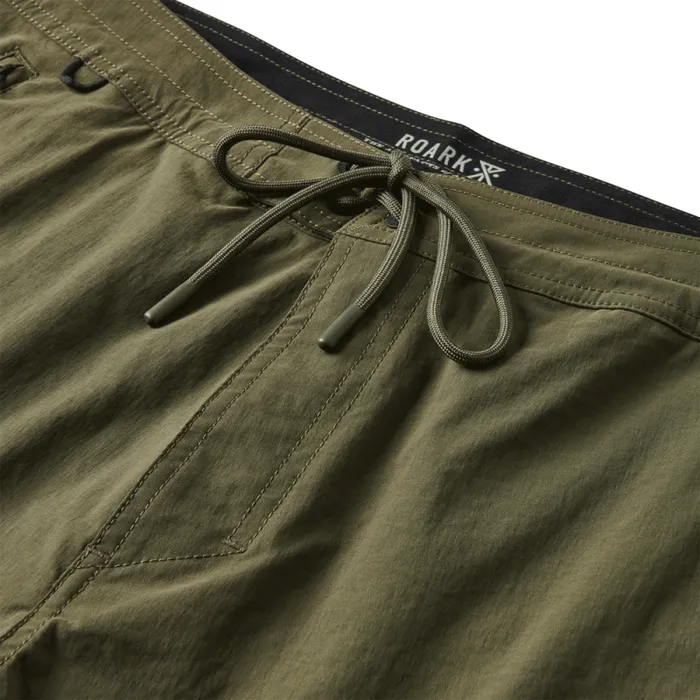 Men Roark Shorts Layover Trail Shorts 17034 Military