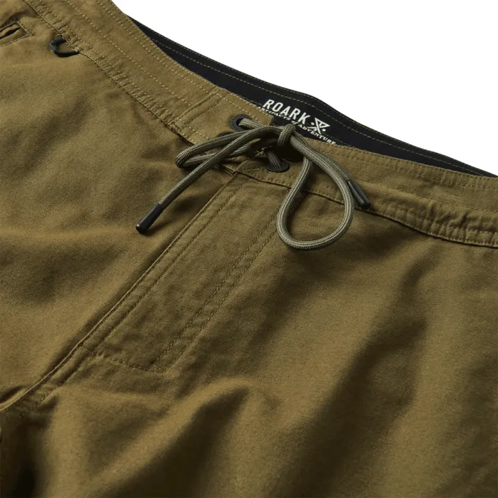Men Roark Shorts Layover Traveler Shorts 17034 Military