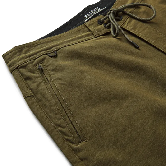 Men Roark Shorts Layover Traveler Shorts 17034 Military