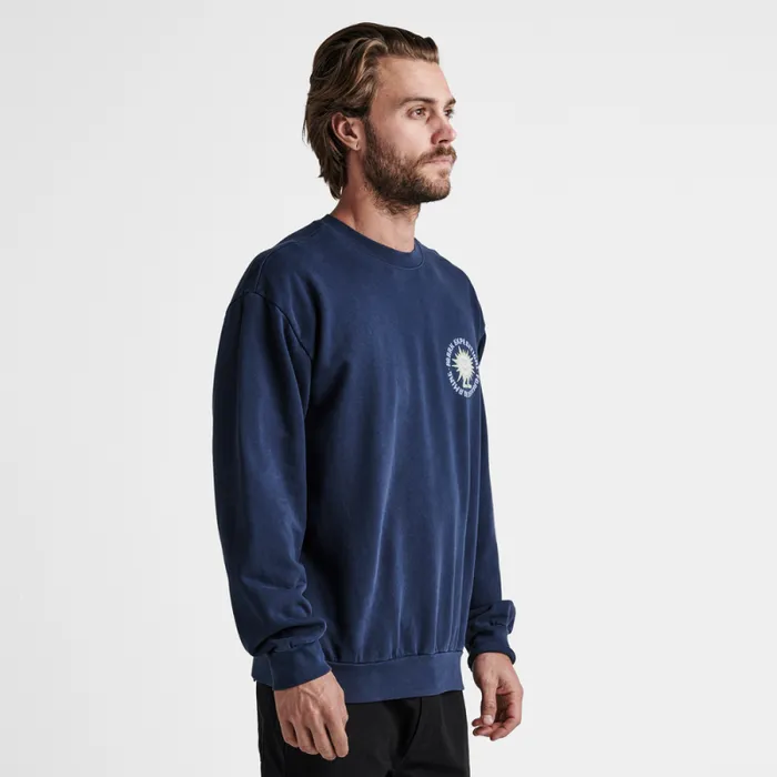 Men Roark Sweatshirts and Hoodies Expeditions Crew Sweatshirt Nannai Blue