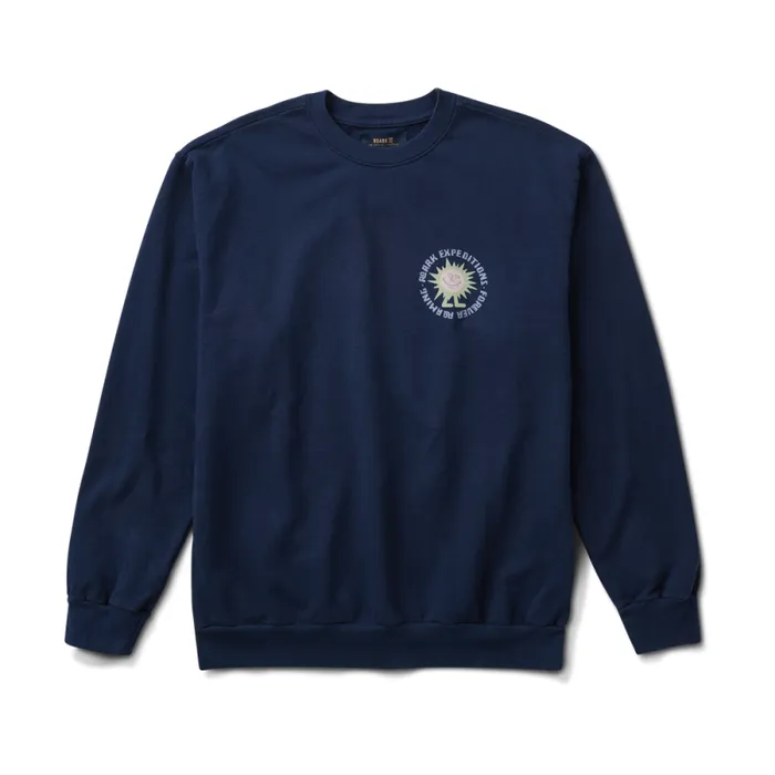Men Roark Sweatshirts and Hoodies Expeditions Crew Sweatshirt Nannai Blue