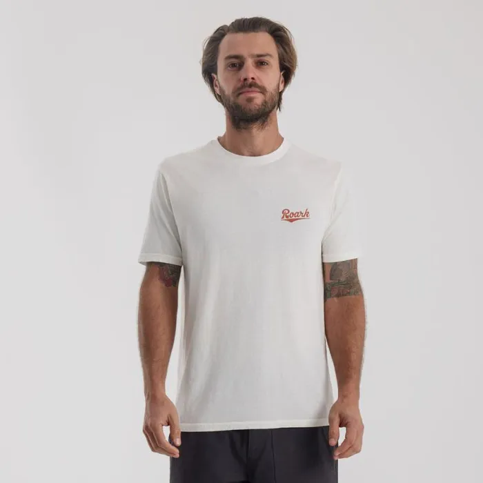 Men Roark Tees Diamond Script Premium Tee Off White