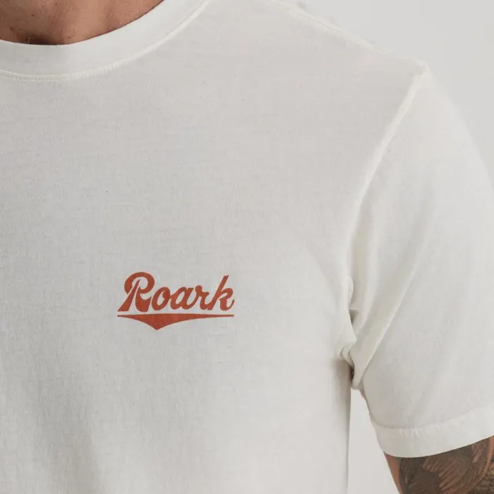 Men Roark Tees Diamond Script Premium Tee Off White
