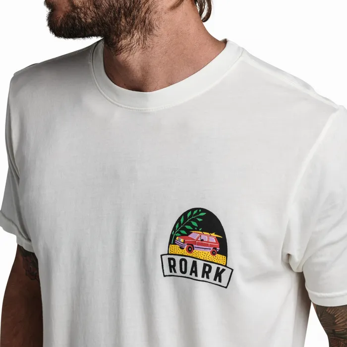 Men Roark Tees Expeditions Of The Obsessed Premium Tee Off White