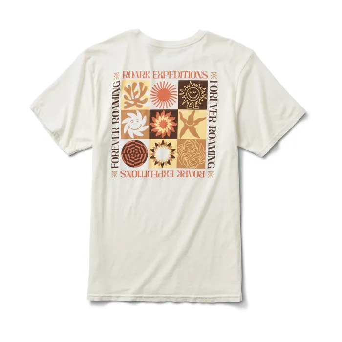 Men Roark Tees Expeditions Premium Tee Mosaic Off White