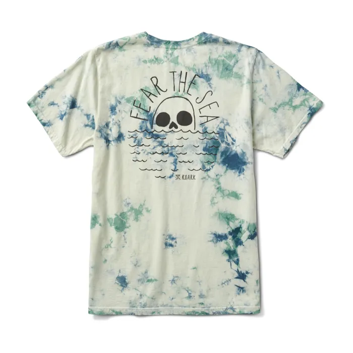 Men Roark Tees Fear The Sea Premium Tee Spray Green