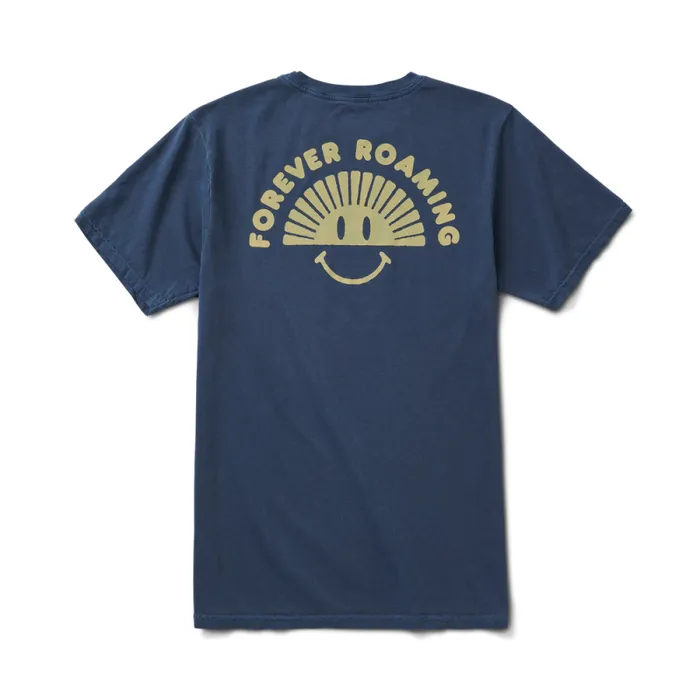 Men Roark Tees Forever Roaming Premium Tee Dark Indigo