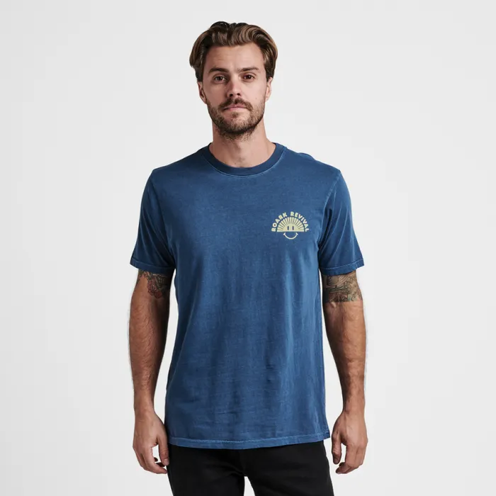 Men Roark Tees Forever Roaming Premium Tee Dark Indigo