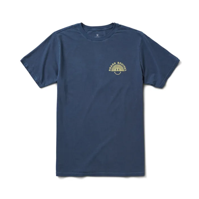 Men Roark Tees Forever Roaming Premium Tee Dark Indigo