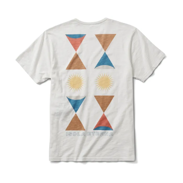 Men Roark Tees Isola Eterna Premium Tee Off White