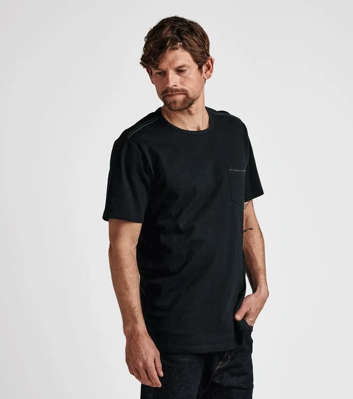 Men Roark Tees Well Worn Midweight Organic Tee Black