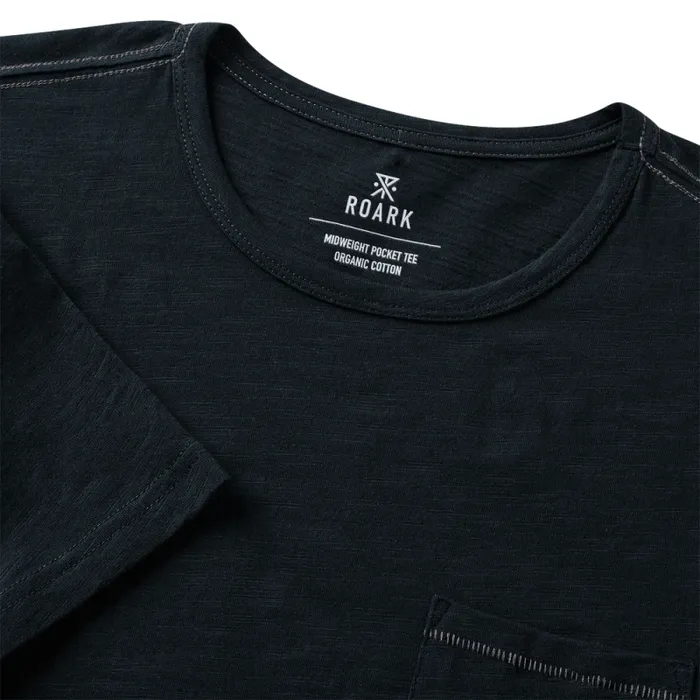 Men Roark Tees Well Worn Midweight Organic Tee Black