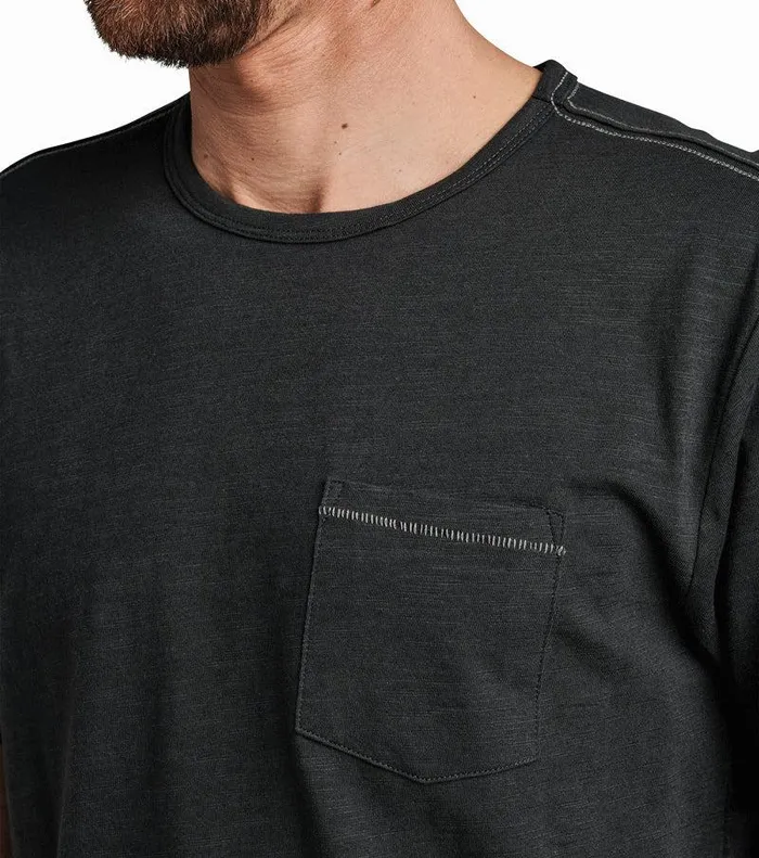 Men Roark Tees Well Worn Midweight Organic Tee Charcoal