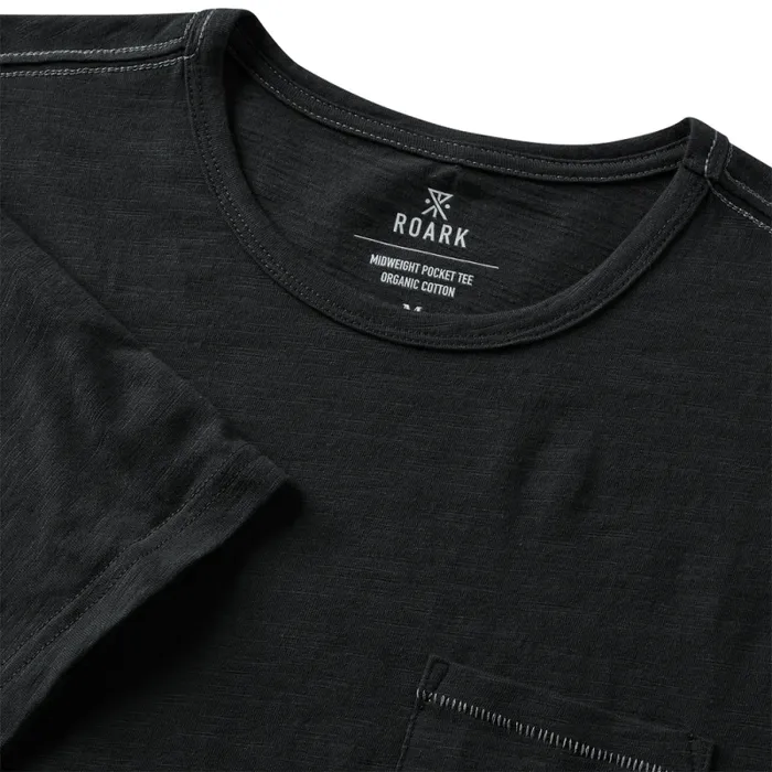 Men Roark Tees Well Worn Midweight Organic Tee Charcoal