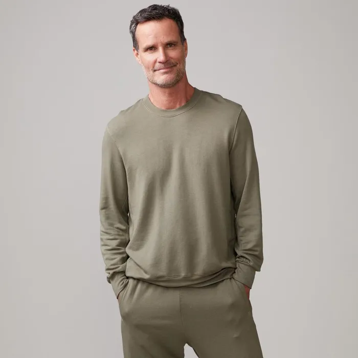 Men Sale MONROW Lounge Sweatshirt Army