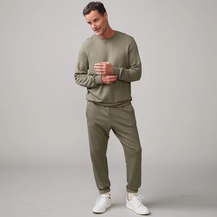 Men Sale MONROW Lounge Sweatshirt Army