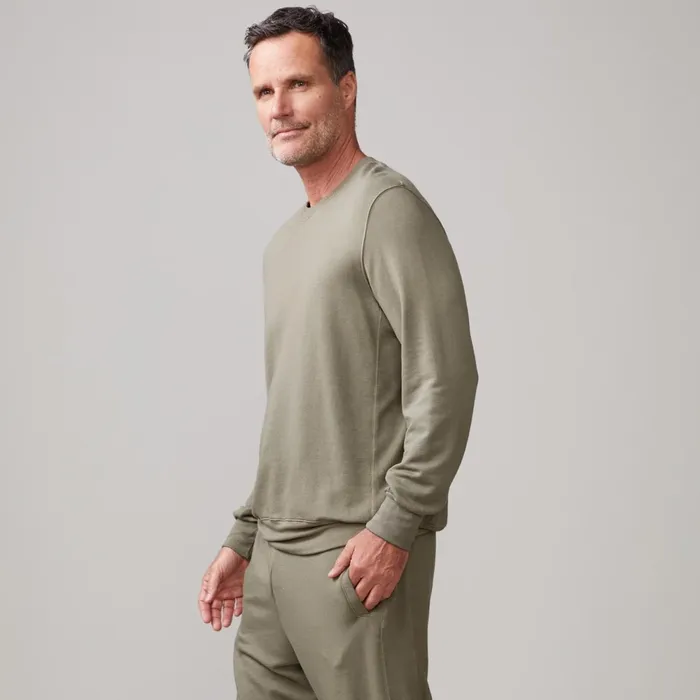 Men Sale MONROW Lounge Sweatshirt Army